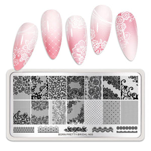 Stamping Plate BRIDAL-N05 Nail Stamping BORN PRETTY