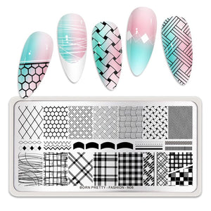 Stamping Plate FASHION-N06 Nail Stamping BORN PRETTY