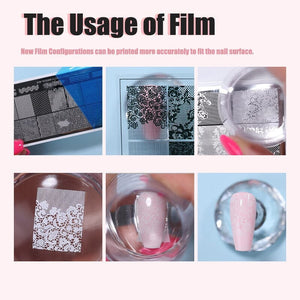 Rectangle Nail Stamping Plates Stamping Nail BORN PRETTY