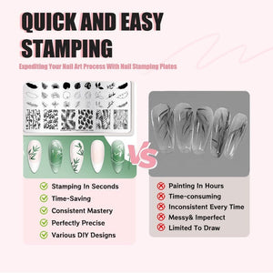 Nail Art Stamping Plates Stamping Nail BORN PRETTY