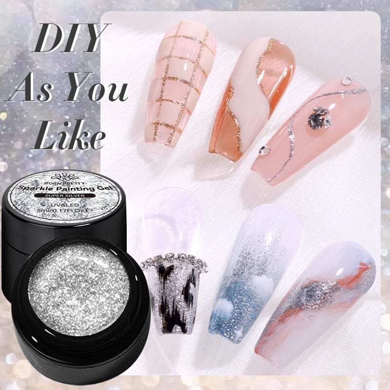 Sparkle Painting Gel 5ml Gel Nail Polish BORN PRETTY