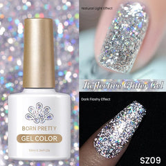Glitter Reflective Gel Polish SZ09 Dream Star 10ml Gel Nail Polish BORN PRETTY