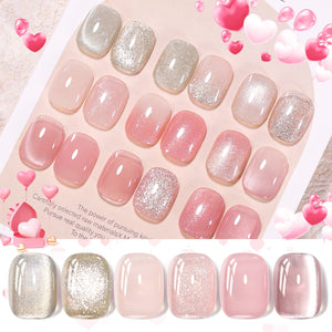 6 Colors Jelly Gel J42 Love Letter 7ml Gel Nail Polish BORN PRETTY