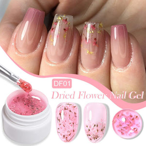 Dried Flower Nail Gel 8ml Gel Nail Polish LILYCUTE DF01