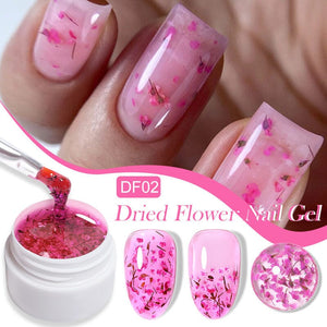 Dried Flower Nail Gel 8ml Gel Nail Polish LILYCUTE DF02