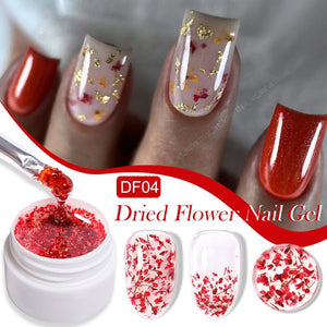 Dried Flower Nail Gel 8ml Gel Nail Polish LILYCUTE DF04