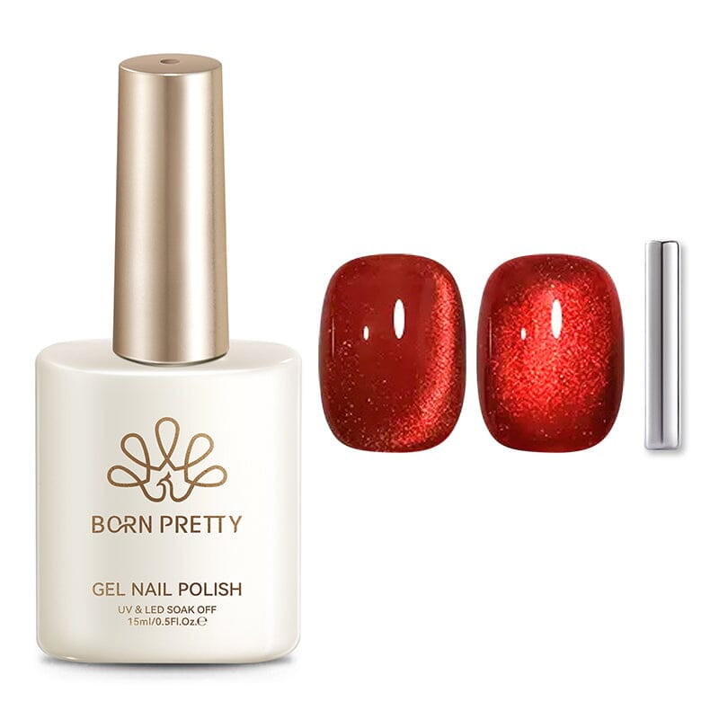 Cat Magnetic Gel MY217 Kiss of Ruby 15ml Gel Nail Polish BORN PRETTY