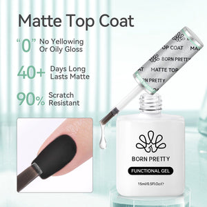 15ml Matte Top Coat Gel Nail Polish BORN PRETTY
