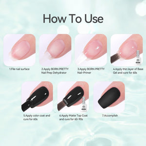 15ml Matte Top Coat Gel Nail Polish BORN PRETTY