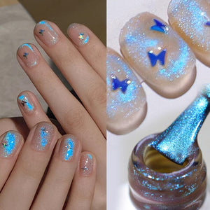 Auroras Cat Magnetic Gel Polish MY90 Angel Tears 10ml Gel Nail Polish BORN PRETTY