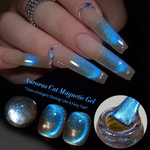 Auroras Cat Magnetic Gel Polish MY90 Angel Tears 10ml Gel Nail Polish BORN PRETTY