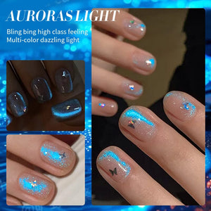 Auroras Cat Magnetic Gel Polish MY90 Angel Tears 10ml Gel Nail Polish BORN PRETTY