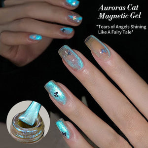 Auroras Cat Magnetic Gel Polish MY93 Angel Tears 10ml Gel Nail Polish BORN PRETTY