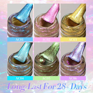 Auroras Cat Magnetic Gel Polish MY95 Angel Tears 10ml Gel Nail Polish BORN PRETTY