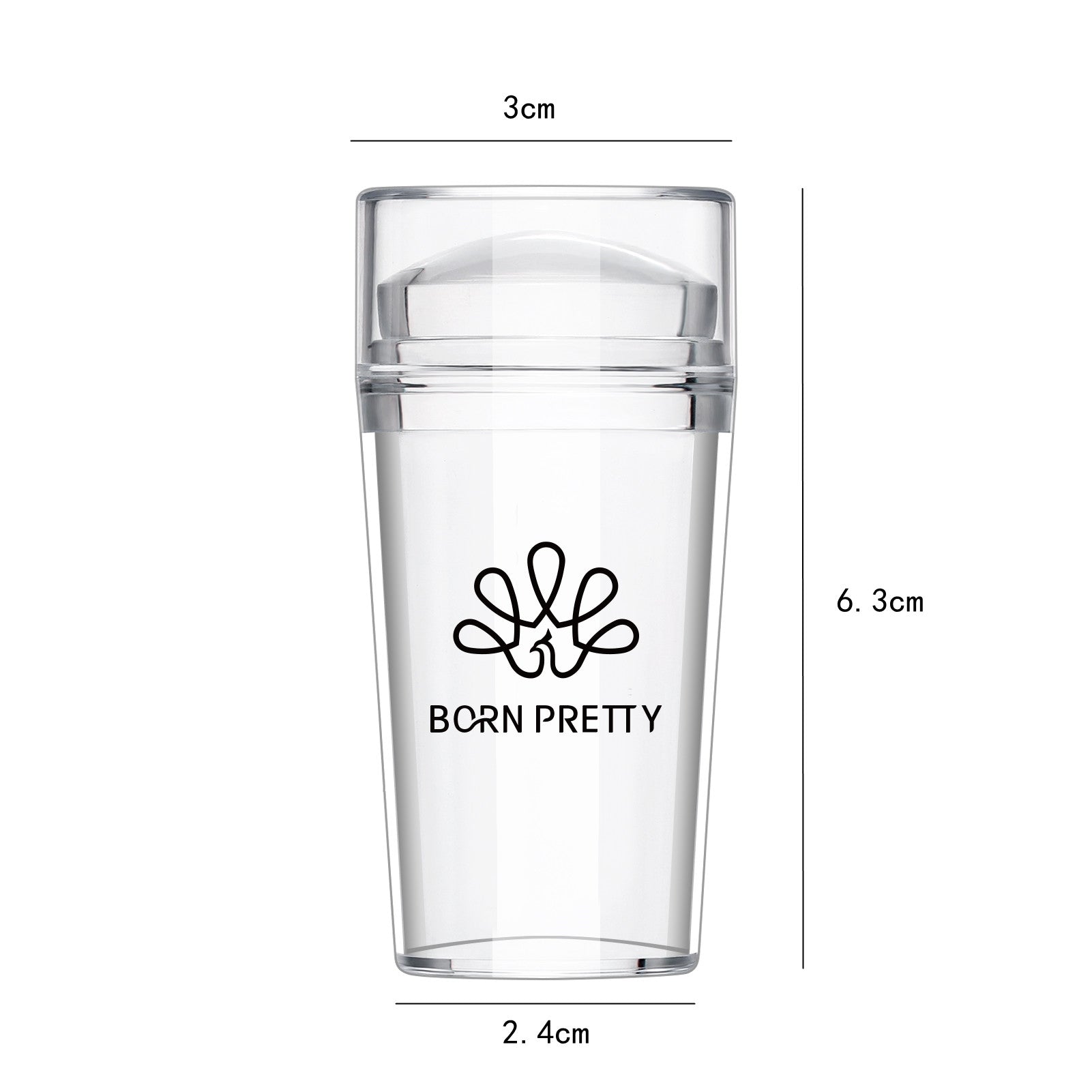 Clear Nail Stamper 3cm