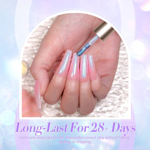 6 Colors Jelly Gel Set Pearl Eif 7ml Gel Nail Polish BORN PRETTY