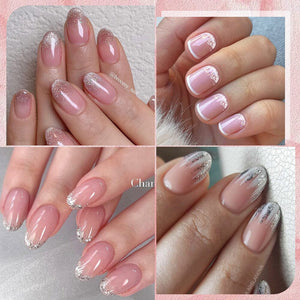 20 Tips Semi-Cured Gel Nail Strips N041-N060 Nail Sticker Harunouta