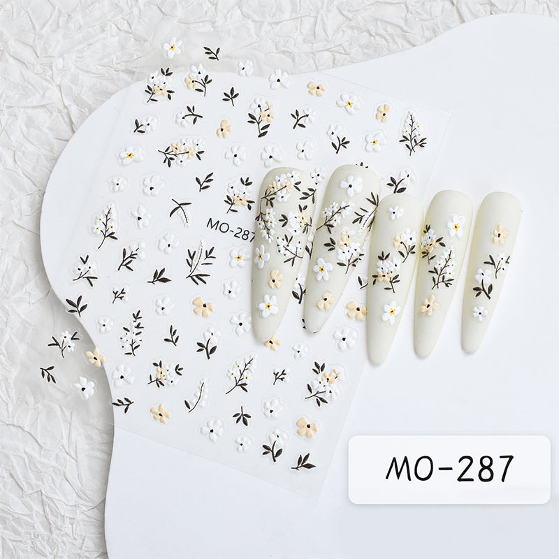 Flowers 3D Nail Sticker MO-287