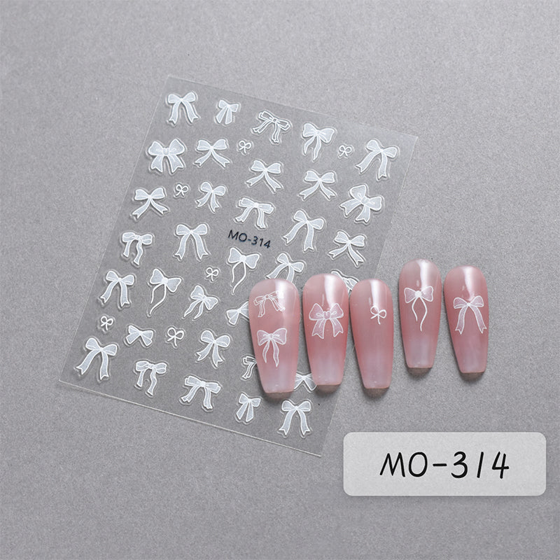 Bowknot 3D Nail Sticker MO-314