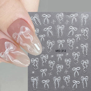 Bowknot 3D Nail Sticker MO-312 Nail Art No Brand