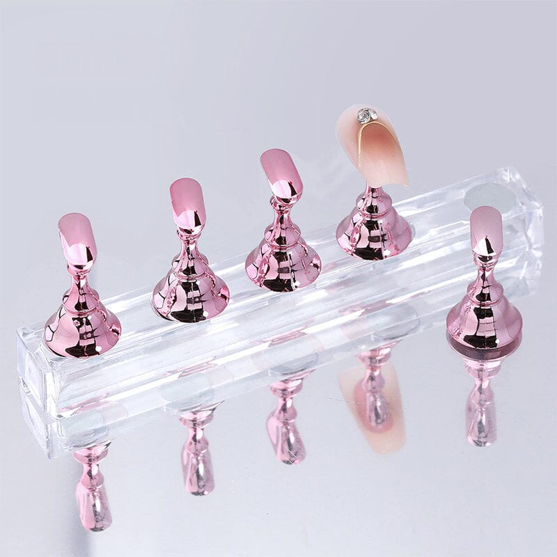 Pink Magnet Nail Holder Set Tools & Accessories No Brand