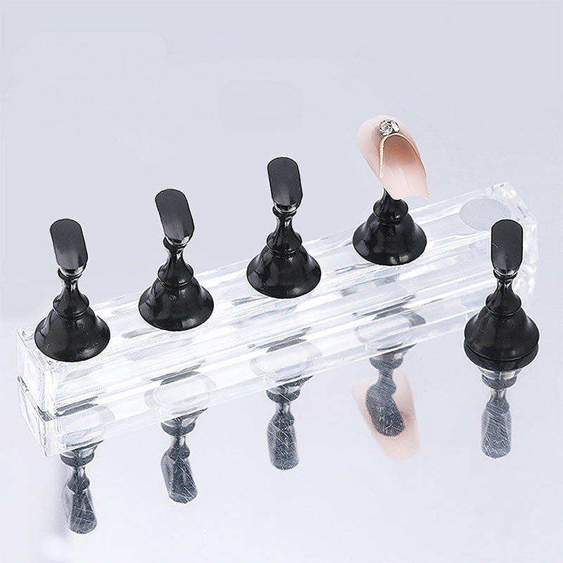 Black Magnet Nail Holder Set