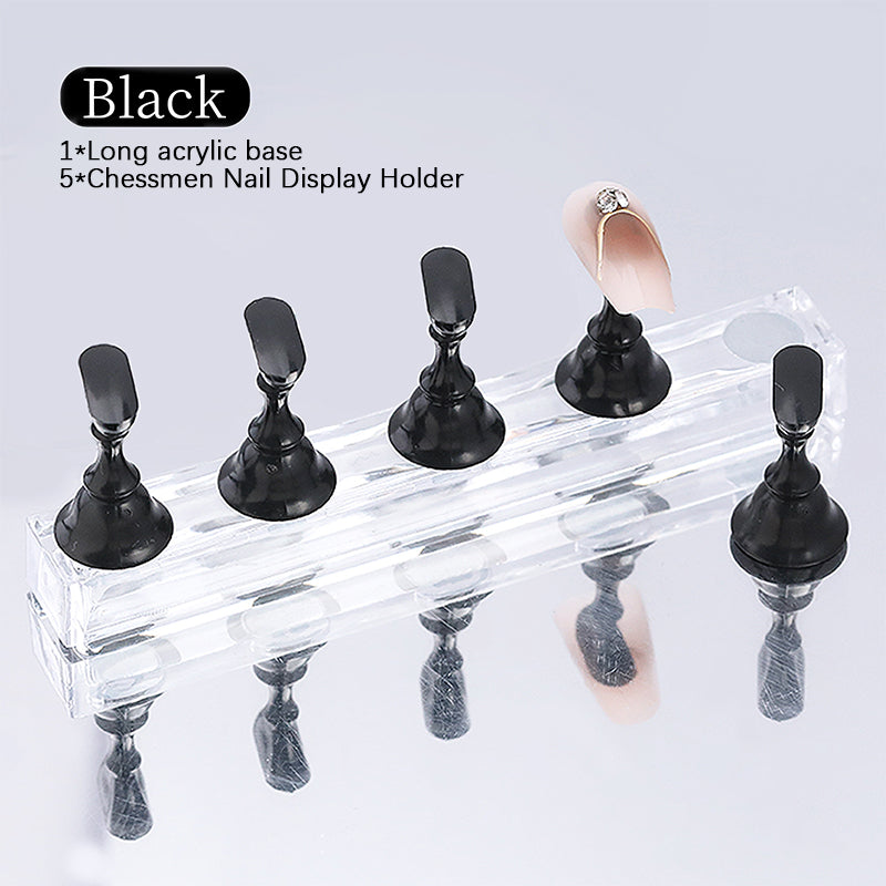 Black Magnet Nail Holder Set