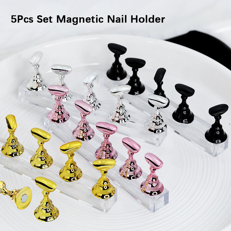 5pcs Set Magnetic Nail Holder