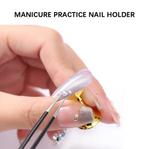 Pink Magnet Nail Holder Set Tools & Accessories No Brand