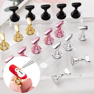 Pink Magnet Nail Holder Set Tools & Accessories No Brand
