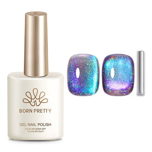 Glass Cat Magnetic Gel MY122 Midnight 15ml Gel Nail Polish BORN PRETTY