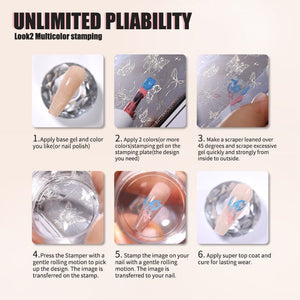 CHURCH WINDOW-N10 Nail Stamping Plate Stamping Nail BORN PRETTY