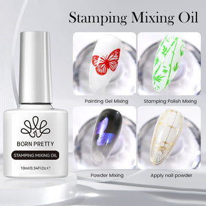 Stamping Mixing Oil 10ml Stamping Nail BORN PRETTY