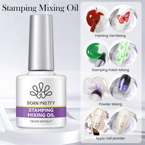 Stamping Mixing Oil 10ml Nail Art BORN PRETTY