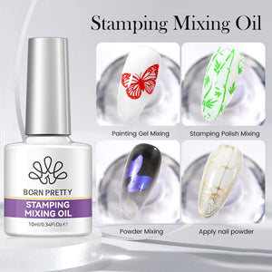 Stamping Mixing Oil 10ml Nail Art BORN PRETTY