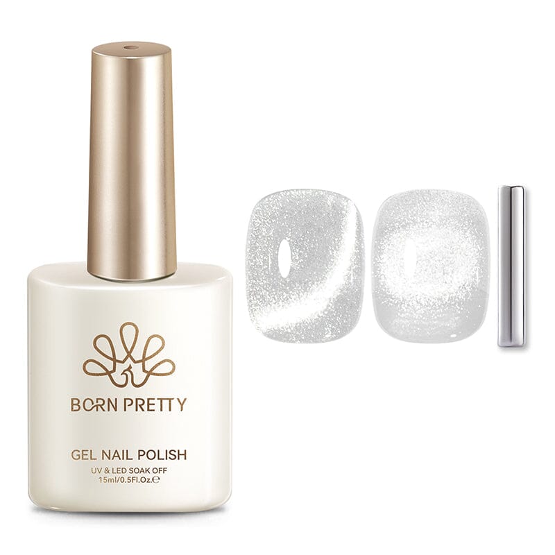 Crystal Cat Magnetic Gel MY111 Super Shine 15ml Gel Nail Polish BORN PRETTY