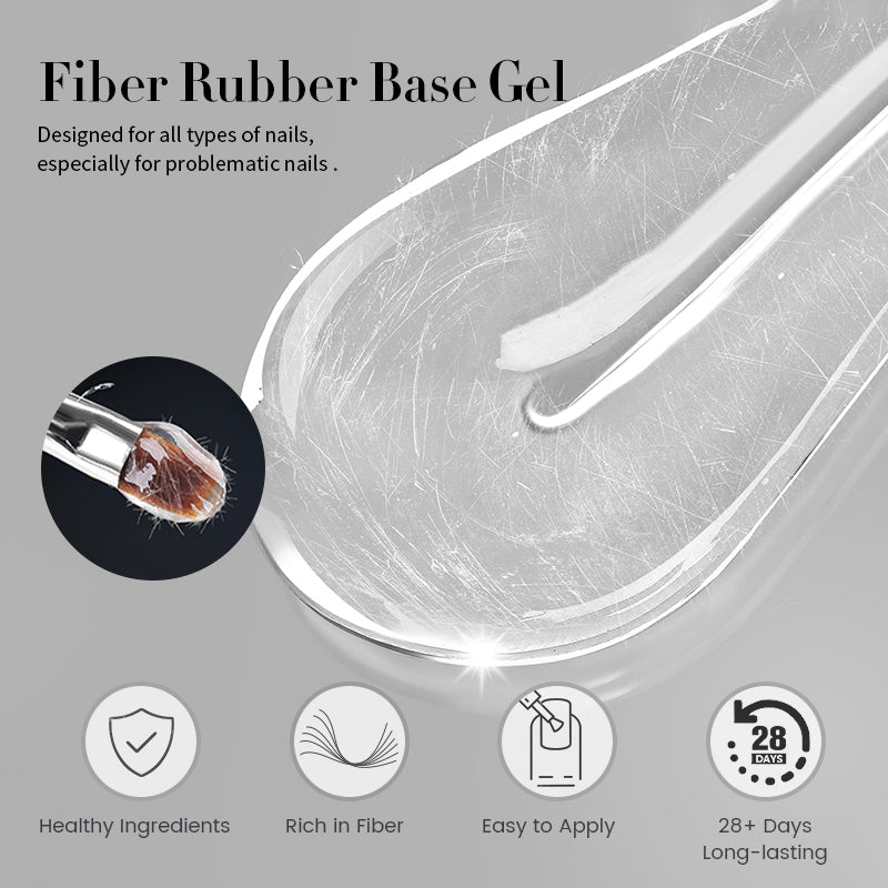 Fiber Rubber Base Gel 150g