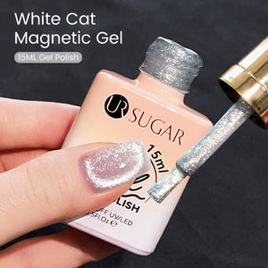 White Cat Magnetic Gel 15ml Gel Nail Polish UR SUGAR