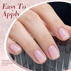 Pink Snow Glitter Jelly Gel 15ml Gel Nail Polish BORN PRETTY