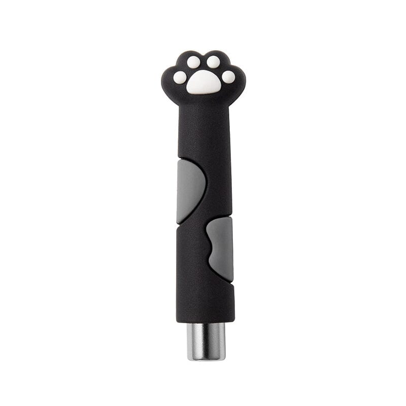 Cylindrical Magnetic Stick Cute Cat Paw Handle Black Tools & Accessories No Brand