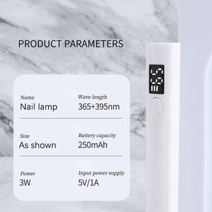 Handheld Mini Nail Lamp Tools & Accessories No Brand