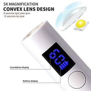 Handheld Mini Nail Lamp Tools & Accessories No Brand