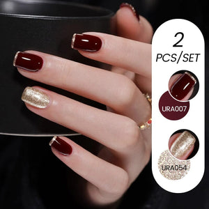 2pcs Color Gel Set 15ml Gel Nail Polish UR SUGAR 14