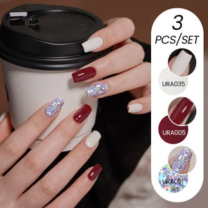 3pcs Color Gel Set 15ml Gel Nail Polish UR SUGAR 11