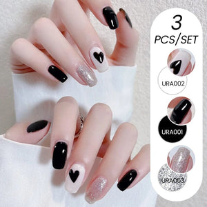 3pcs Color Gel Set 15ml Gel Nail Polish UR SUGAR 02