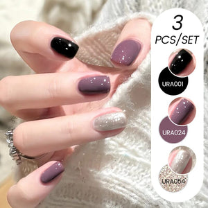 3pcs Color Gel Set 15ml Gel Nail Polish UR SUGAR 03