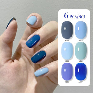 6pcs 15ml Nail Gel Set Gel Nail Polish UR SUGAR Set 15