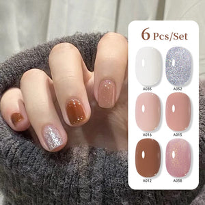 6pcs 15ml Nail Gel Set Gel Nail Polish UR SUGAR Set 03