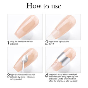 Metal Watercolor Nail Polish 10ml Nail Polish BORN PRETTY