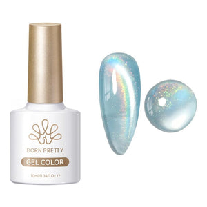 Rainbow Cat Magnetic Gel MY88 Fairy Dust 10ml Gel Nail Polish BORN PRETTY